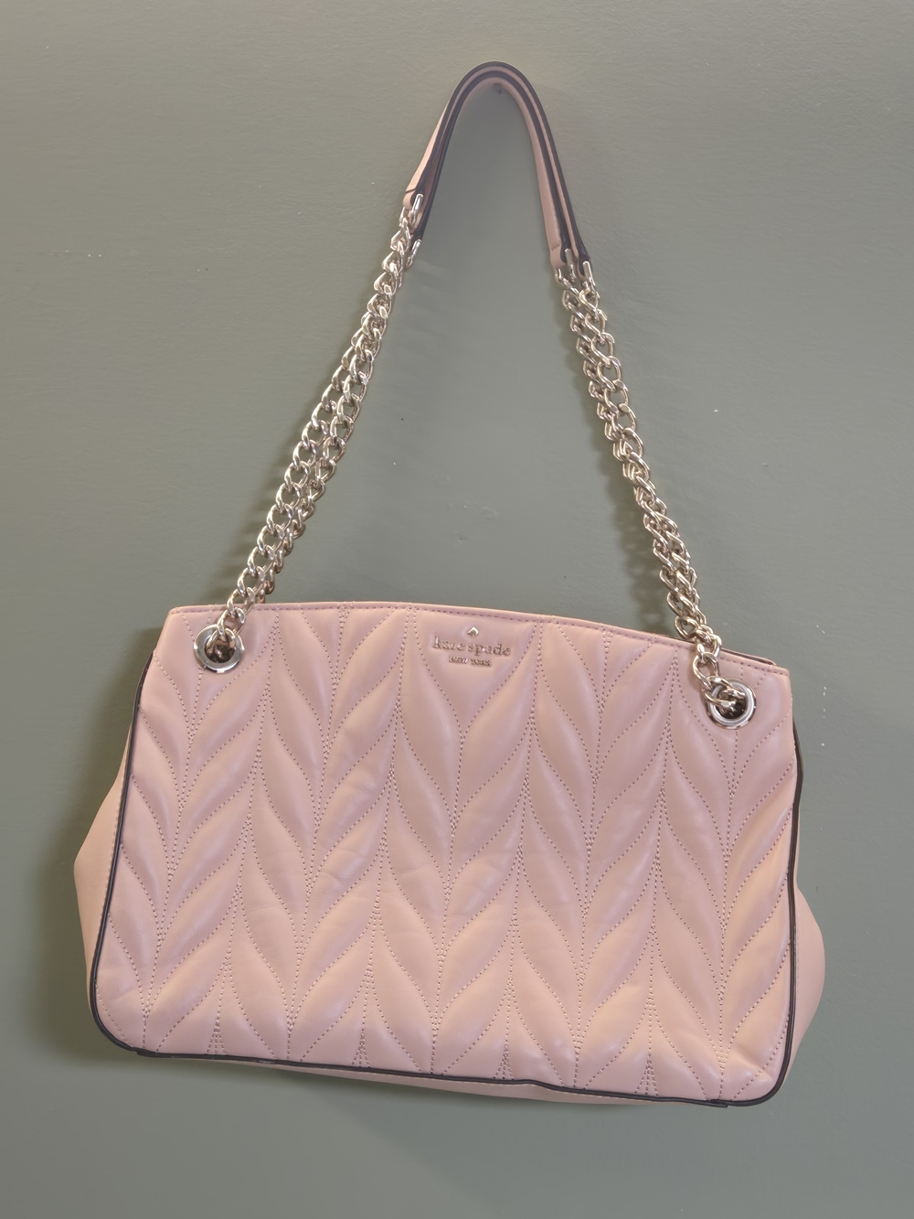 Kate Spade Briar Lane Quilted Convertible Shoulder Bag – Pink